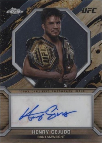 2024 Topps Chrome UFC - Henry Cejudo #MOC-HCE