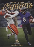 2023 Panini Luminance Lamar Jackson #SAV-4