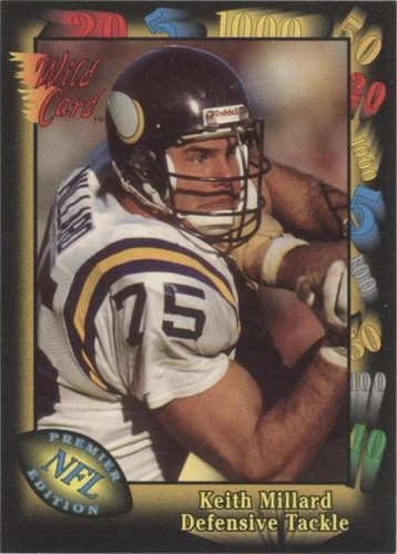 1991 Wild Card Keith Millard #72