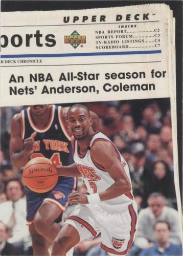 1993-94 Upper Deck Special Edition - Kenny Anderson/Derrick Coleman #215
