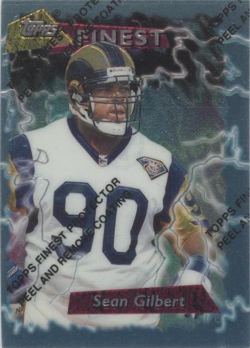 1995 Topps Finest Sean Gilbert #105