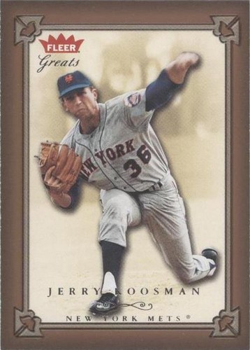 2004 Fleer Greats of the Game - Jerry Koosman #116