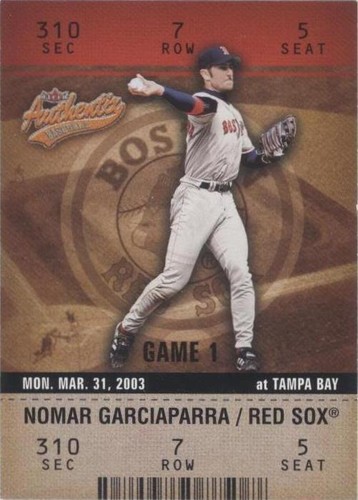 2003 Fleer Authentix - Nomar Garciaparra #64
