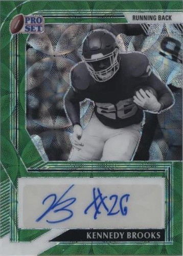 2022 Leaf Pro Set Metal Kennedy Brooks #BW-KB1