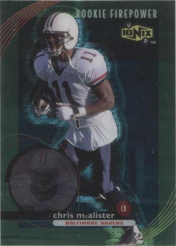 1999 UD Ionix Chris McAlister #86