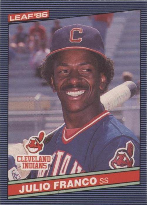 Leaf Canadian 1986 - Julio Franco #93