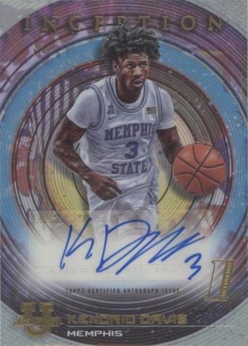 2022-23 Bowman Inception University - Kendric Davis #BIA-KD