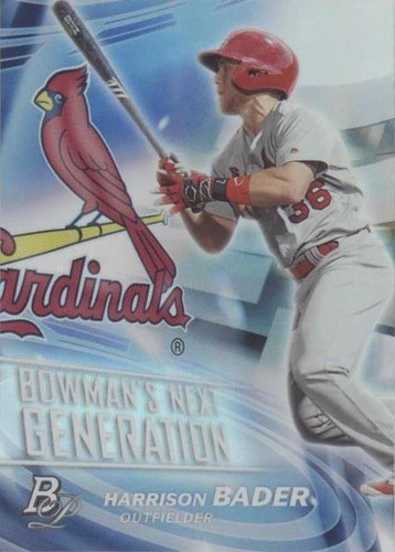 2017 Bowman Platinum - Harrison Bader #BNG-HB