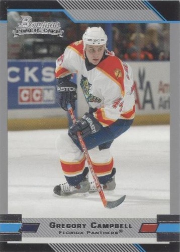 2003-04 Bowman Draft Picks - Gregory Campbell #134