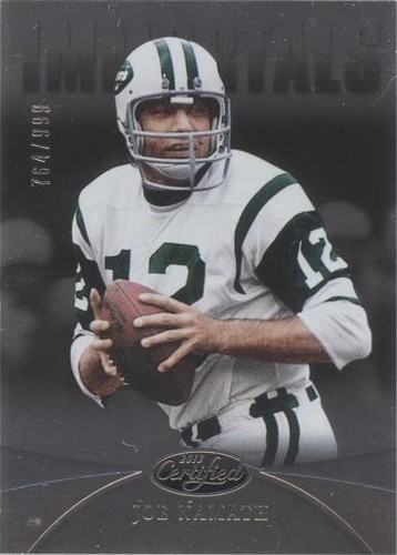 2013 Panini Certified Joe Namath #181