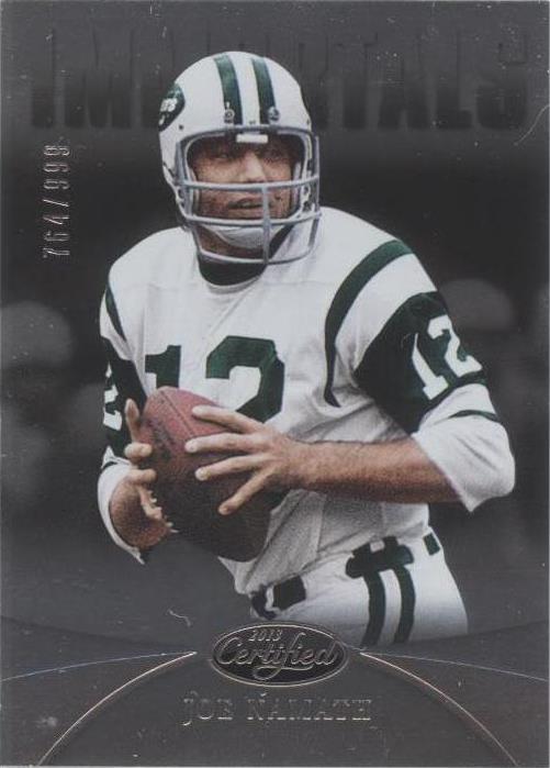 2013 帕尼尼认证 Joe Namath #181