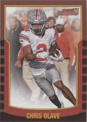 2021-22 Bowman University Chris Olave #2KB-26