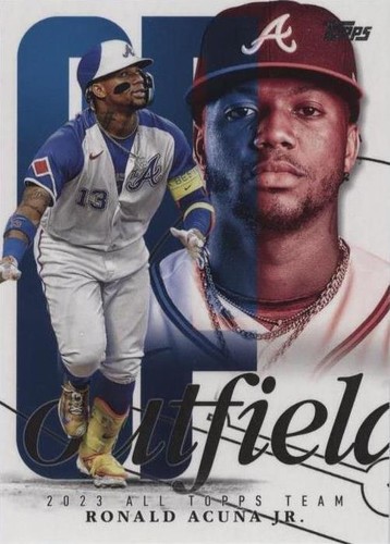 2024 TOPPS CHROME SAPPHIRE PADPARADSCHA 1/1 #1 RONALD ACUNA