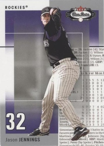 2003 Fleer Box Score - Jason Jennings #95