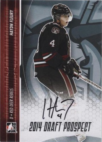 2014 In the Game Draft Prospects - Haydn Fleury #A-HF2