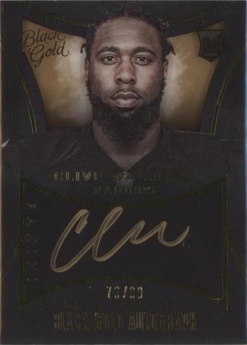 2015 Panini Black Gold Clive Walford #RAU-CW