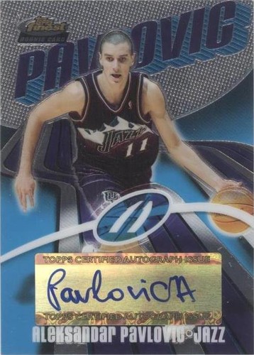 2003-04 Topps Finest - Sasha Pavlovic #159
