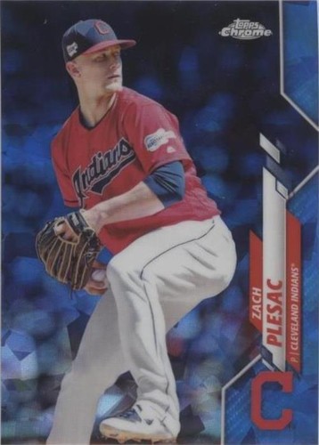 2020 Topps Chrome Sapphire Edition - Zach Plesac #653