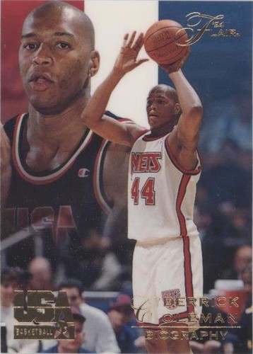 1994 Flair USA Basketball - Derrick Coleman #12