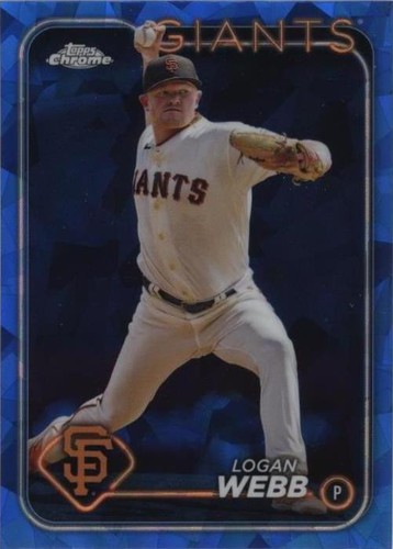 2024 Topps Chrome Sapphire Edition - Logan Webb #4