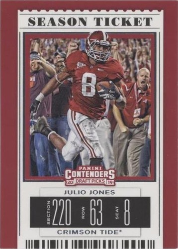 2019 Panini Contenders Draft Picks Julio Jones #56