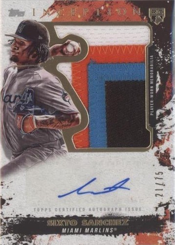 2021 Topps Inception - Sixto Sanchez #AJP-SS