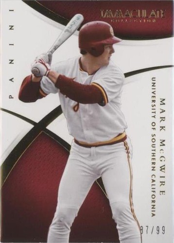 2015 Panini Immaculate Collection Collegiate - Mark McGwire #76