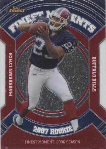 2007 Topps Finest Marshawn Lynch #RFM-MLY