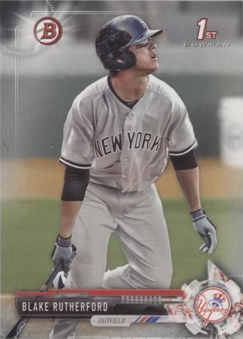 2017 Bowman - Blake Rutherford #BP121