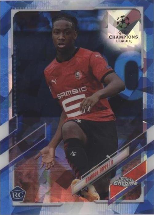 2020-21 Topps Chrome UCL Sapphire Edition Brandon Soppy #27