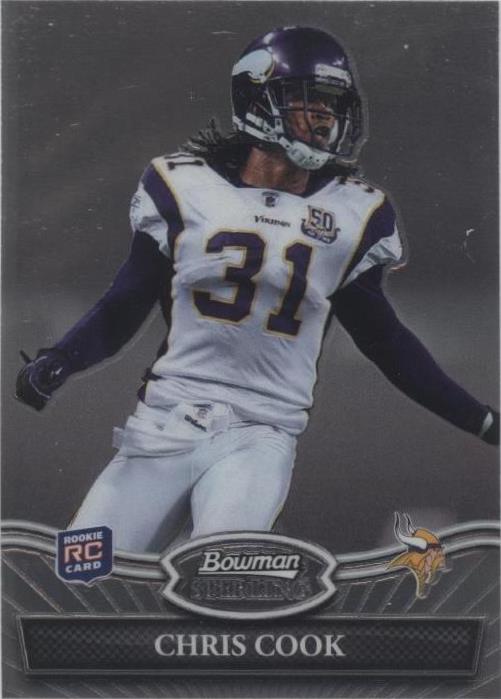 2010 Bowman Sterling Chris Cook #3