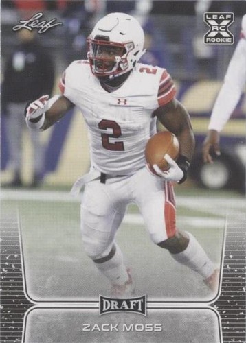 2020 Leaf Draft Zack Moss #60