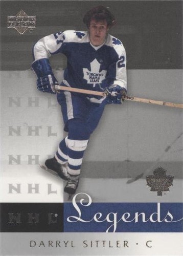 2001-02 Upper Deck Legends - Darryl Sittler #59