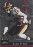 2008 Topps Finest Santana Moss #79