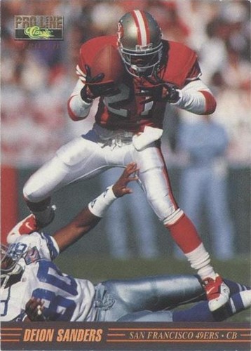 1995 Classic Pro Line Series II Deion Sanders #II-46