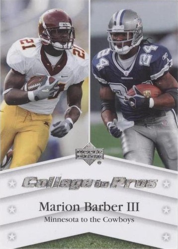 2007 Upper Deck Marion Barber III #NTN-BA