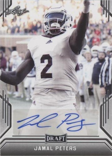 2019 Leaf Draft Jamal Peters #BA-JP2