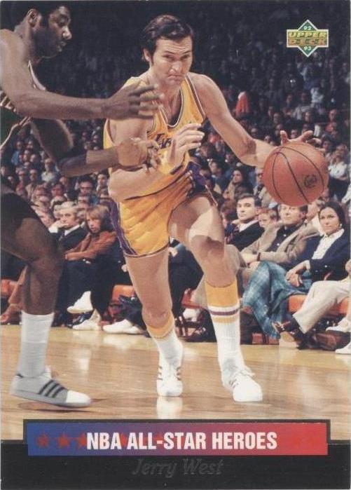 Cubierta superior 1992-93 - Jerry West #10