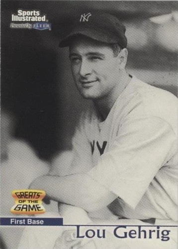 1999 Fleer Sports Illustrated Greats of the Game - Lou Gehrig #4