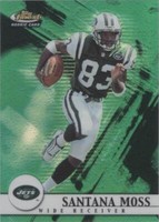 2001 Topps Finest Santana Moss #139
