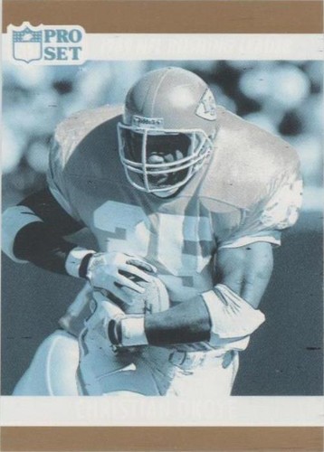 1990 Pro Set Christian Okoye #9