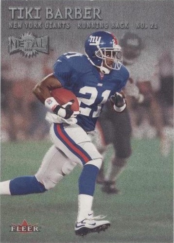 2000 Fleer Metal Tiki Barber #152