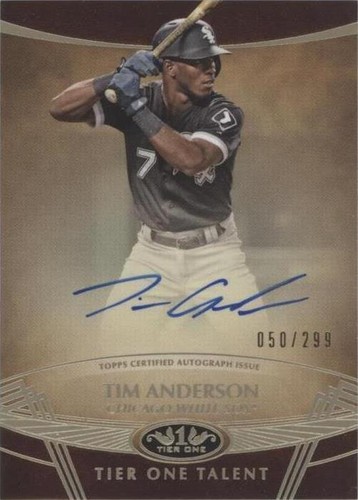 2019 Topps Tier One - Tim Anderson #TTA-TA
