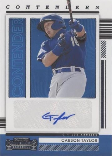 2021 Panini Contenders - Carson Taylor #CA-CT
