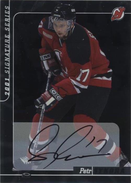 2000-01 In the Game Be A Player Signature Series - Petr Sykora #75
