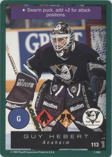 1995-96 Playoff One on One Challenge - Guy Hebert #113