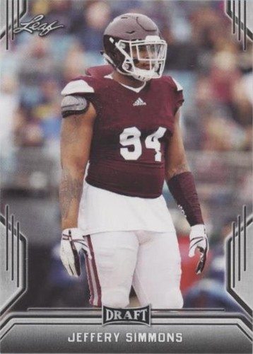 2019 Leaf Draft Jeffery Simmons #38