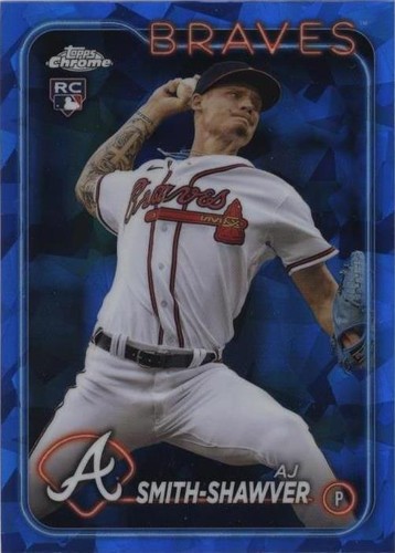 2024 Topps Chrome Sapphire Edition - AJ Smith-Shawver #117
