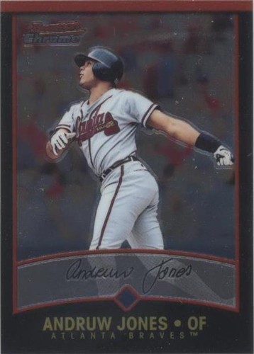 2001 Bowman Chrome - Andruw Jones #54