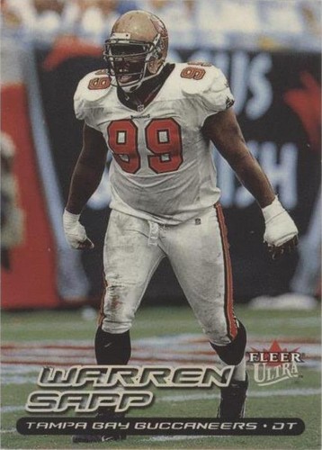 2000 Fleer Ultra Warren Sapp #18